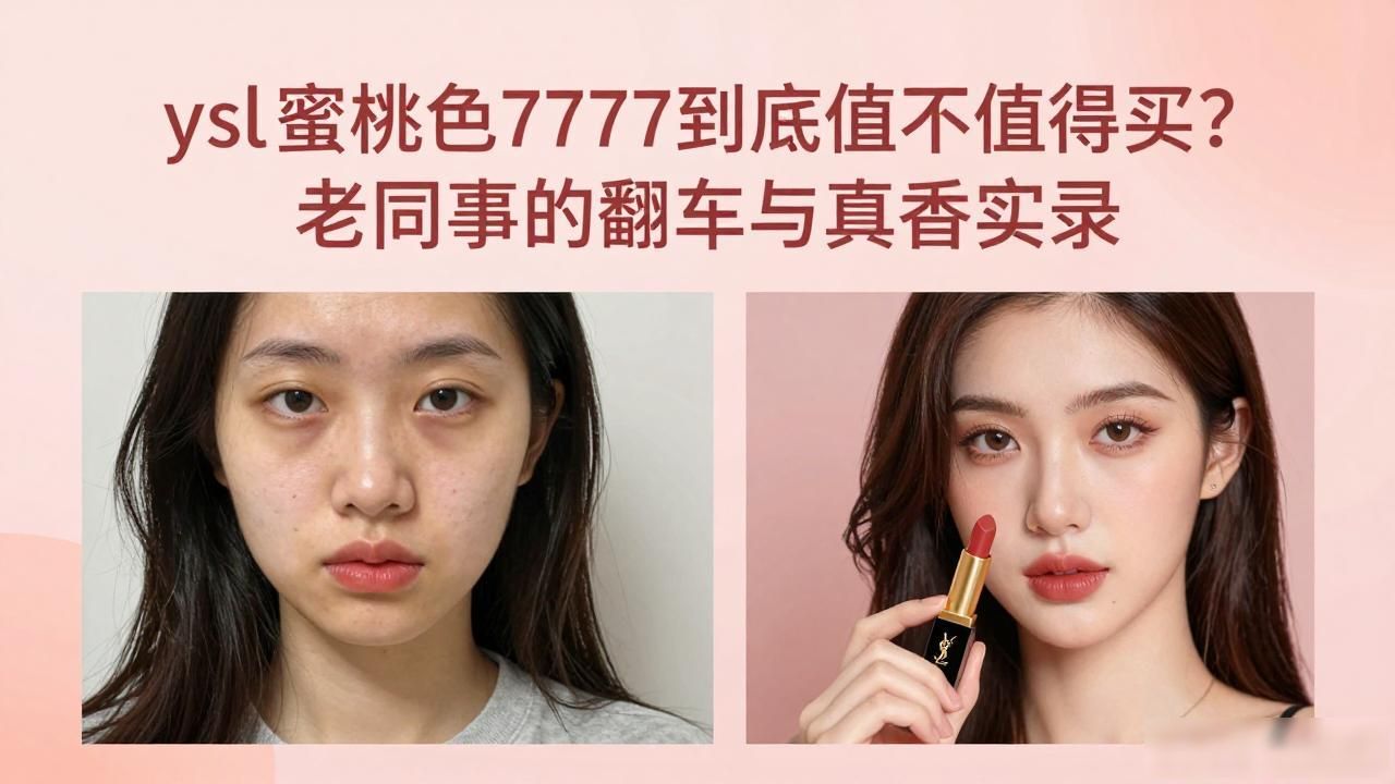 ysl蜜桃色7777到底值不值得买？老同事的翻车与真香实录