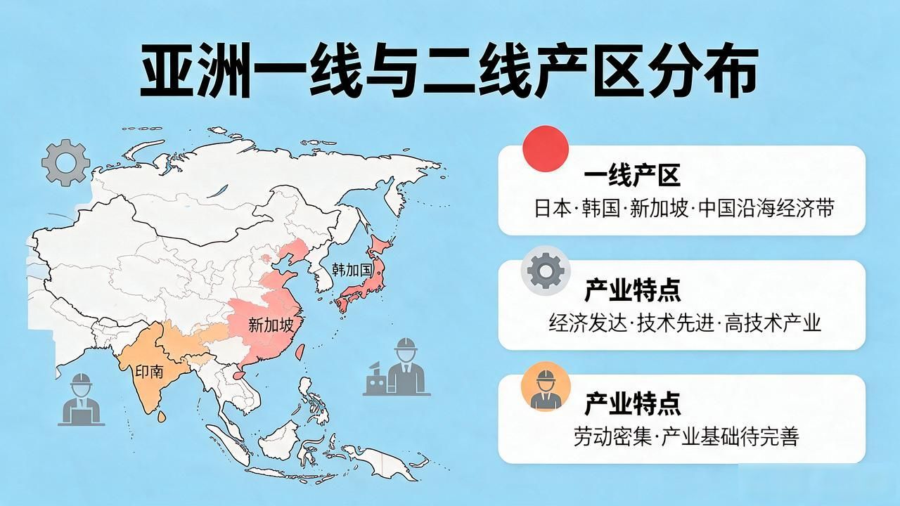 亚洲二线产区分布_亚洲一线产区和二线产区的产业结构t9_亚洲一线产区分布